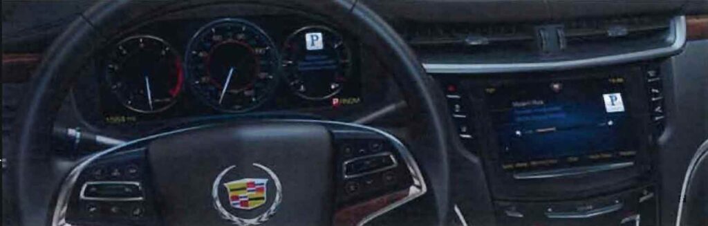 instrument cluster in car