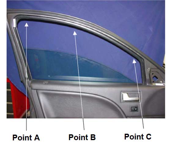 anti-trap Automotive window