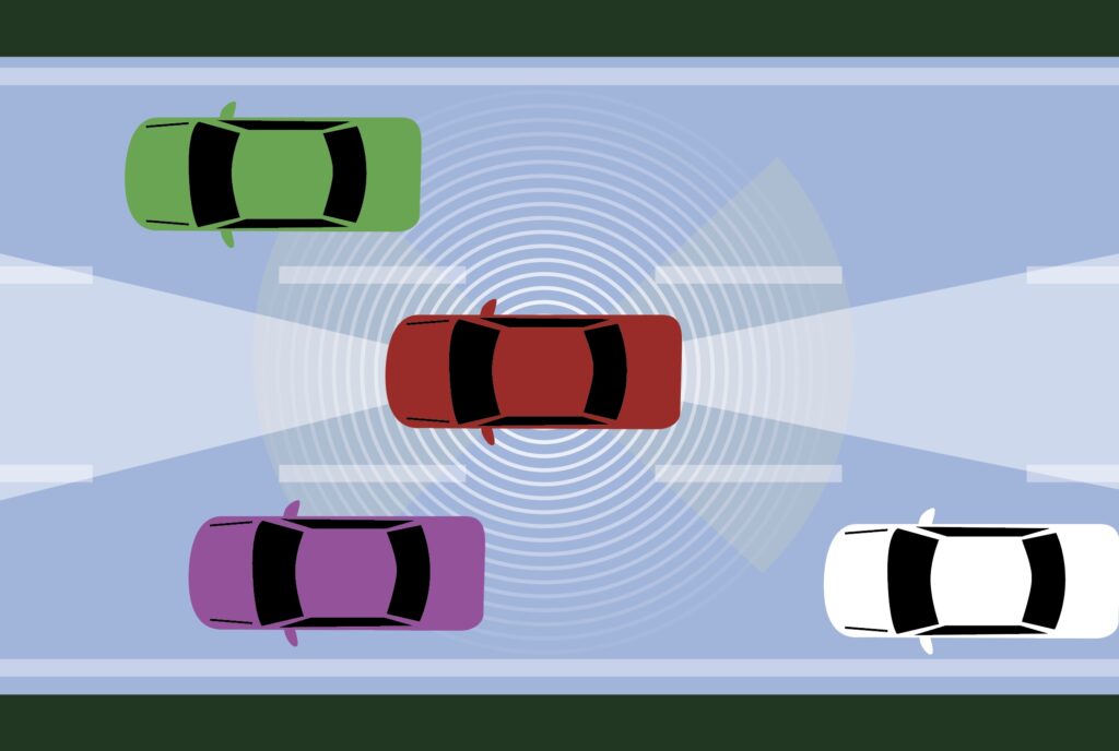 Proximity Sensor on a car - automobile