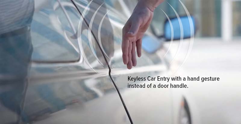 Keyless Car Entry with a hand Gesture
